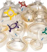 An array of Vyaire's anesthesia masks.