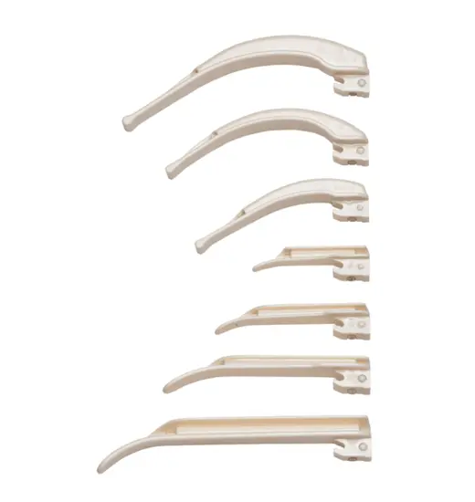 An assortment of blade sizes and shapes are part of the Vital Signs™ Laryngoscope System.